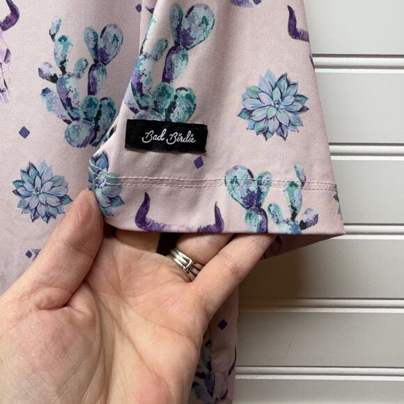 Bad Birdie The Ranch Desert Pattern Core Performance Polo Size S - Picture 7 of 12